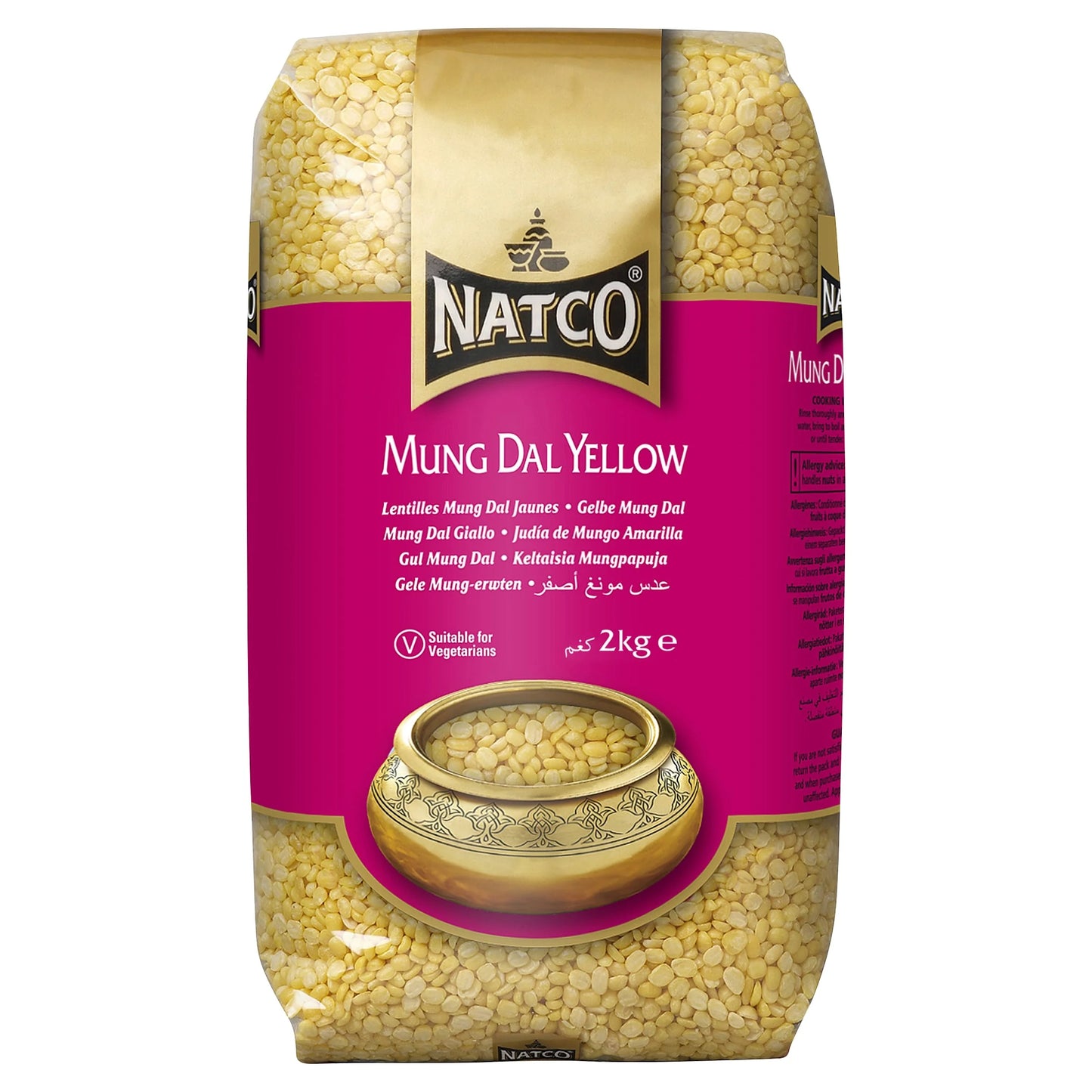 Mung Dal Yellow 2kg by NATCO