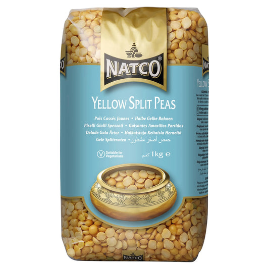 Yellow Split Peas 1kg by NATCO