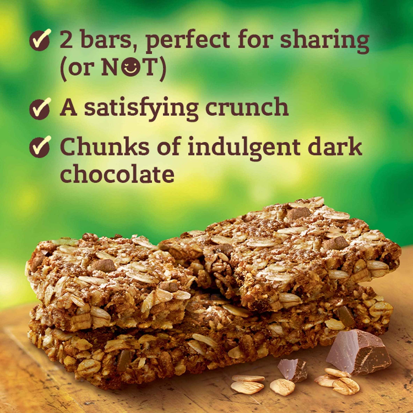 Crunchy Oats & Dark Chocolate 5 X 42g (210g) by NATURE VALLEY