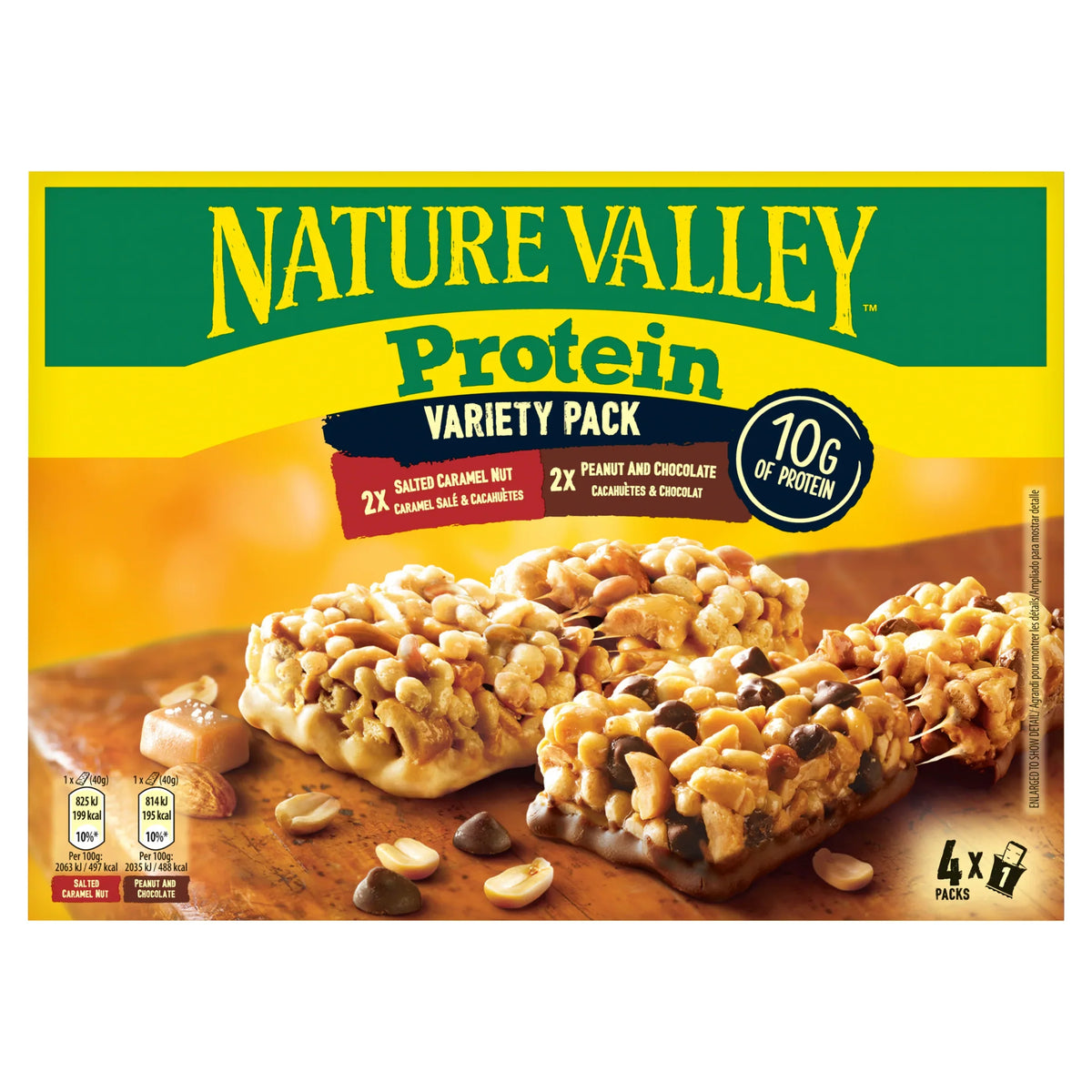 Protein Variety Pack 4x40g by NATURE VALLEY at The British Vault