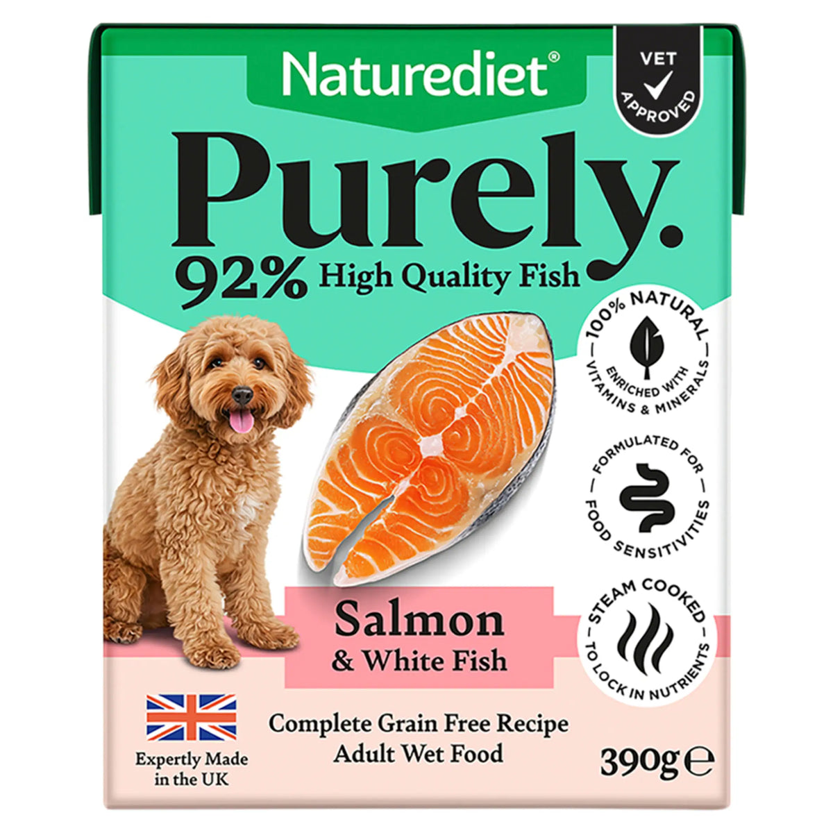Purely Salmon & White Fish Wet by Naturediet at The British Vault