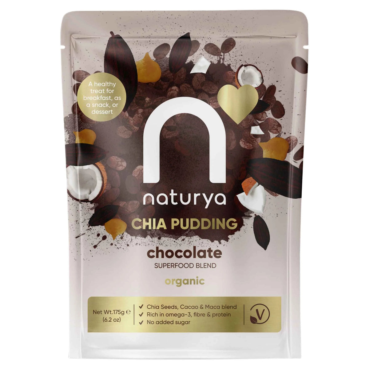 Chia Pudding Chocolate Organic 175g by NATURYA