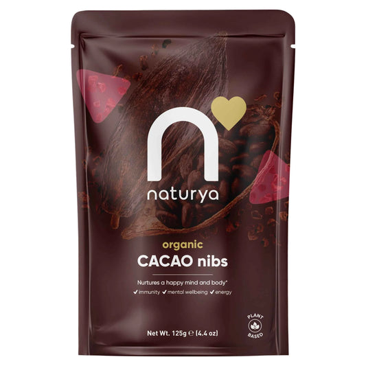 Organic Cacao Nibs 125g by NATURYA