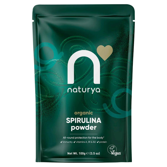 Organic Spirulina Powder 100g by NATURYA