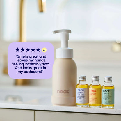 Stone Refillable Dispenser For Foaming Hand Wash 300ml by NEAT