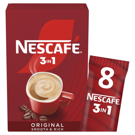 3 In 1 Original Coffee Sachets 8 X 16g by NESCAFE