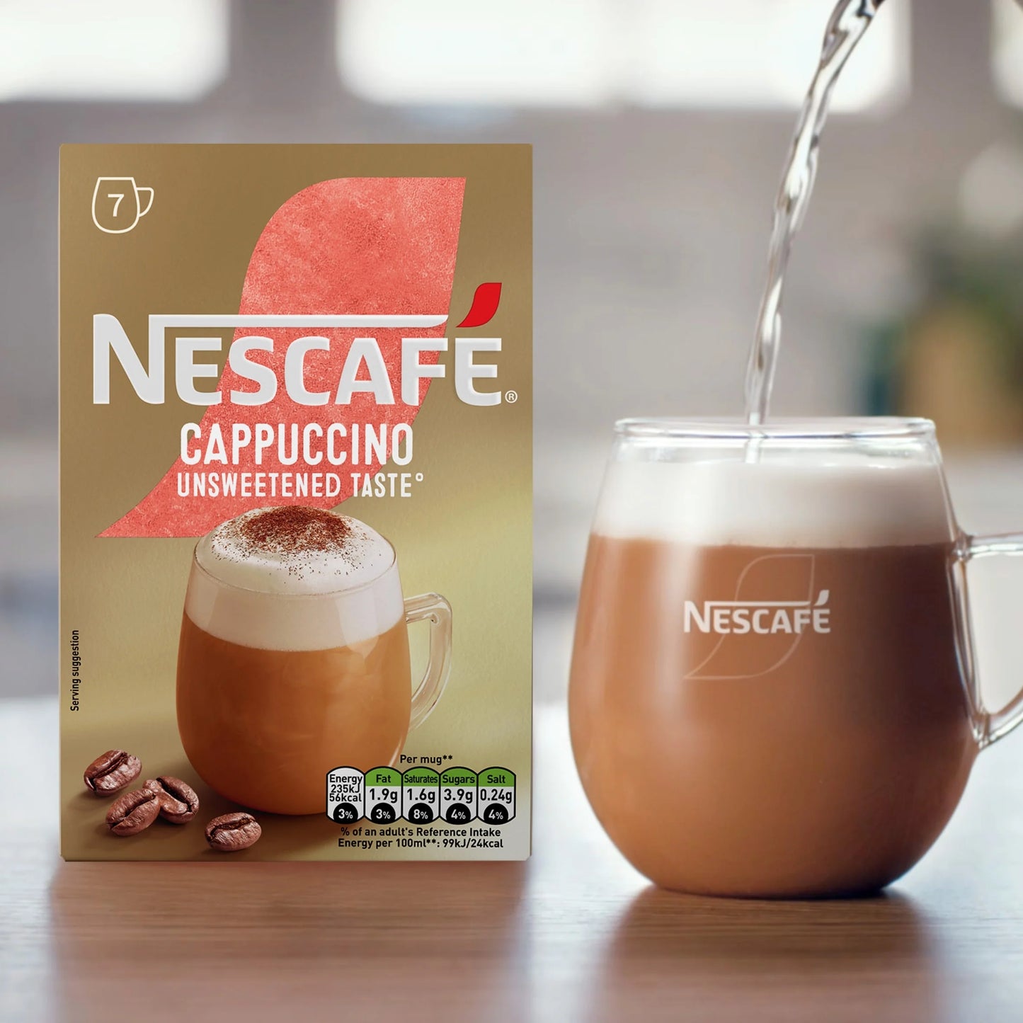 Cappuccino Unsweetened Instant Coffee by NESCAFE