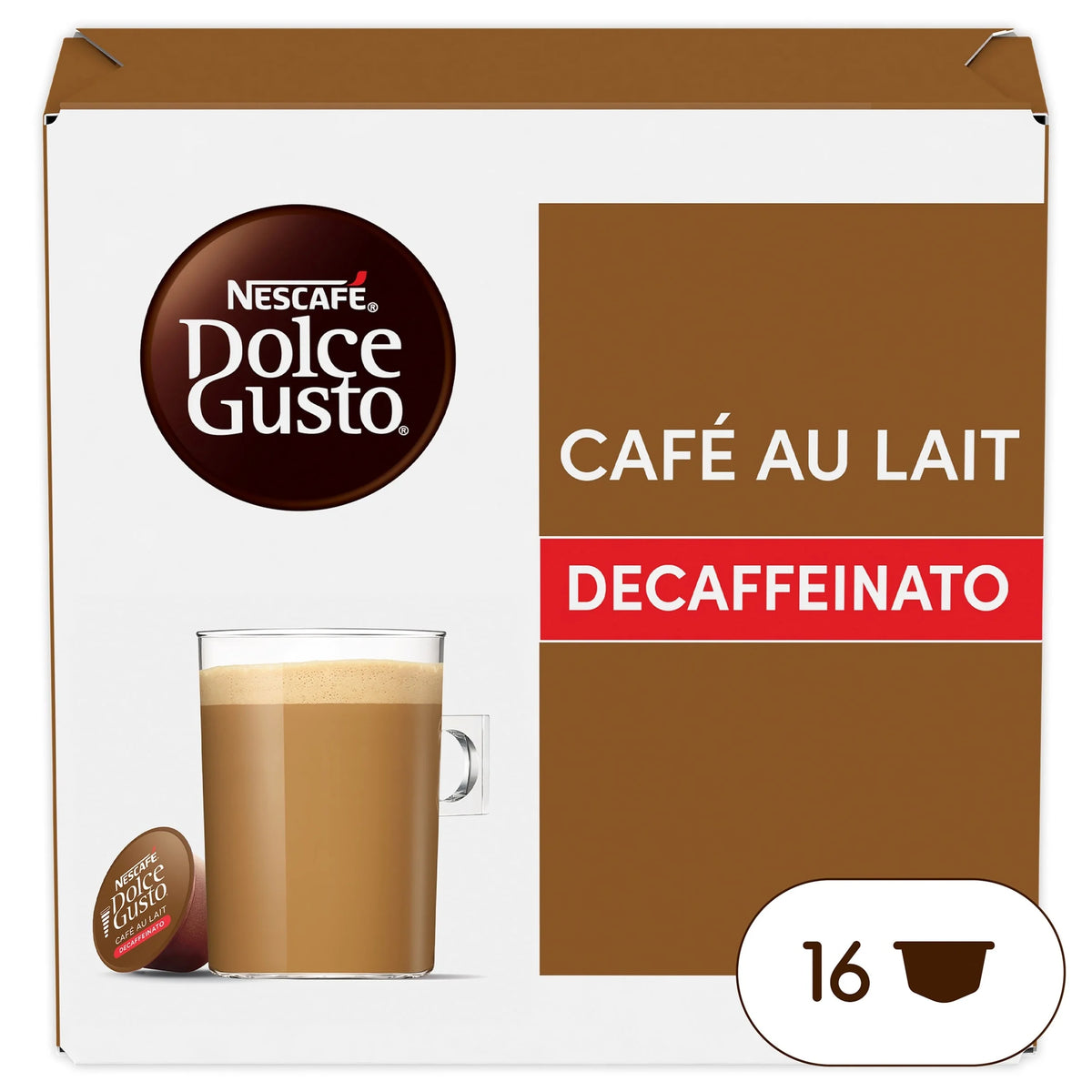 Cafe Au Lait Decaff by NESCAFE DOLCE GUSTO