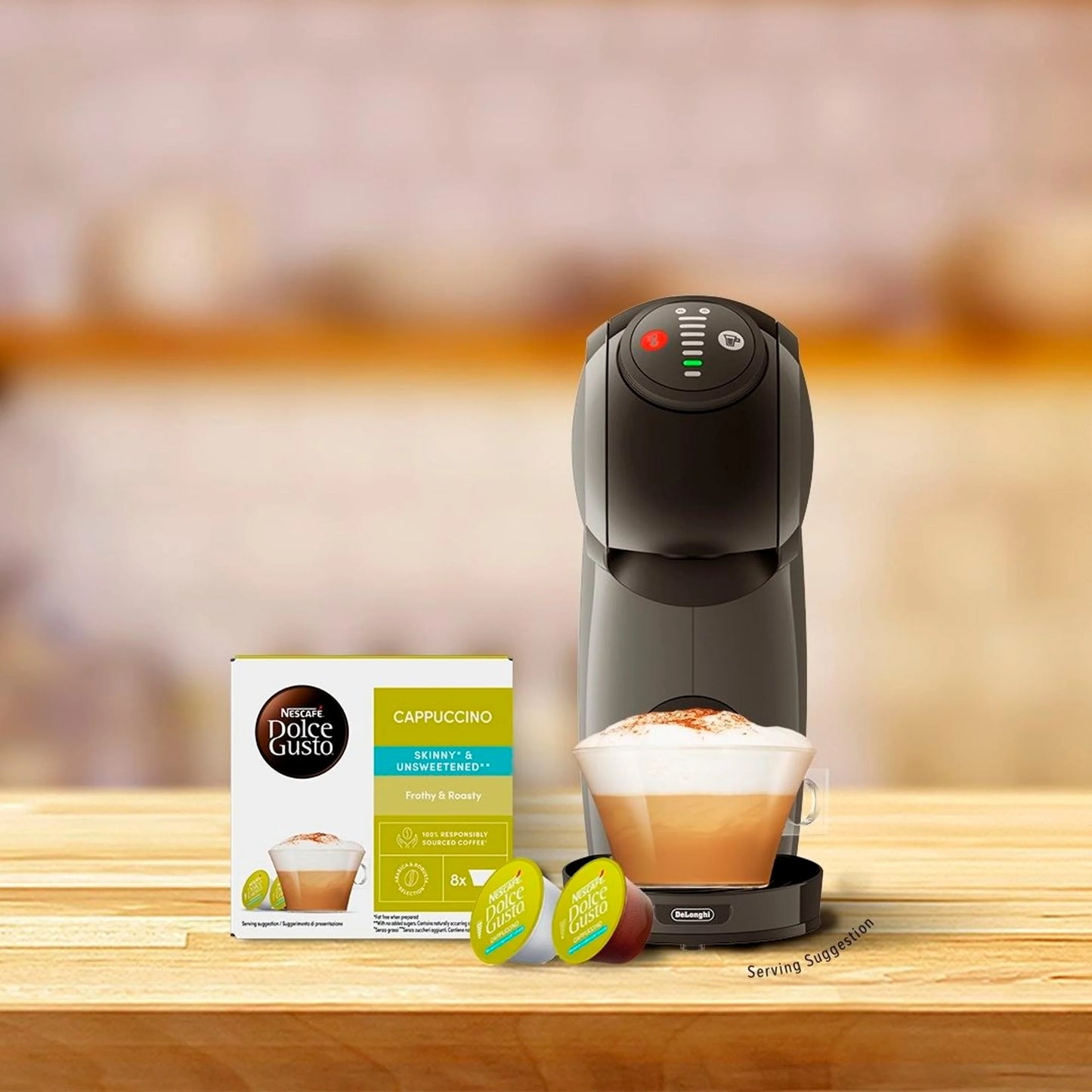 Cappuccino Skinny Coffee Pods X16 160g by NESCAFE DOLCE GUSTO