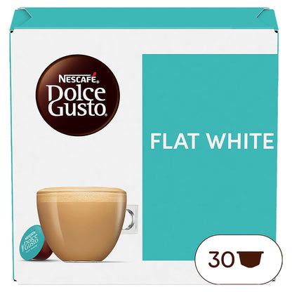 Flat White X 30 Coffee Pods 351g by NESCAFE DOLCE GUSTO