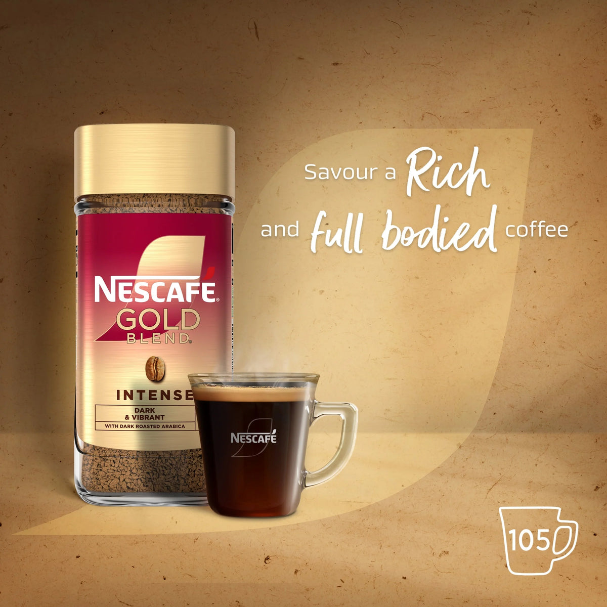 Gold Blend Intense Instant Coffee 190g by NESCAFE