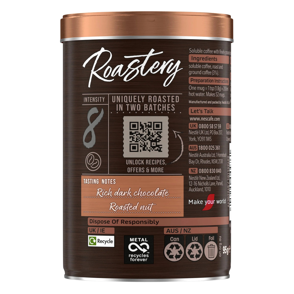 Gold Blend Roastery Collection Dark Roast Instant Coffee by NESCAFE