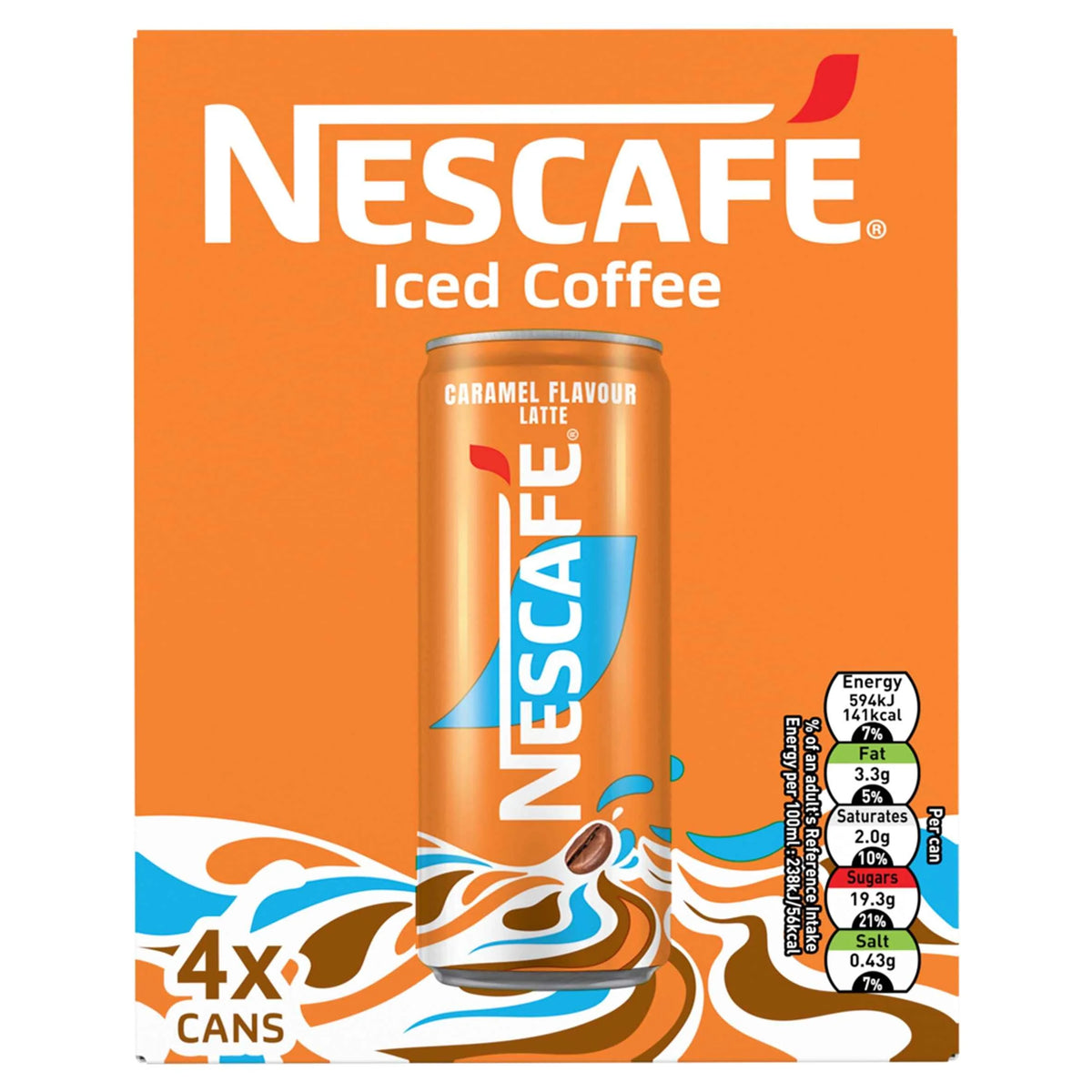 Iced Coffee Caramel Latte 4x250ml by NESCAFE