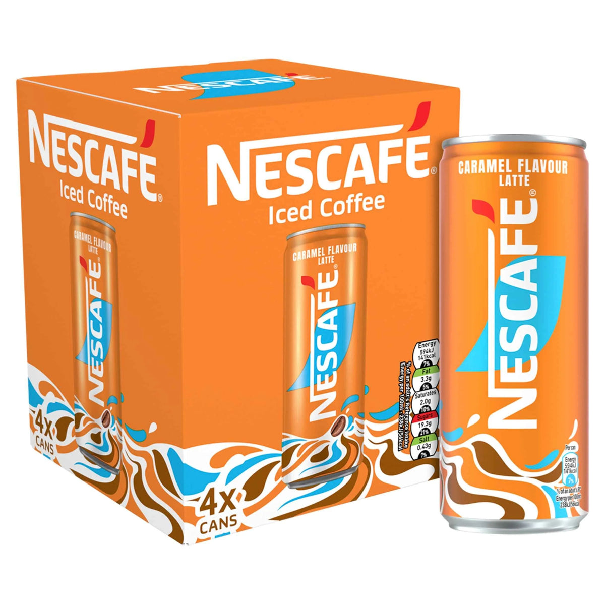 Iced Coffee Caramel Latte 4x250ml by NESCAFE