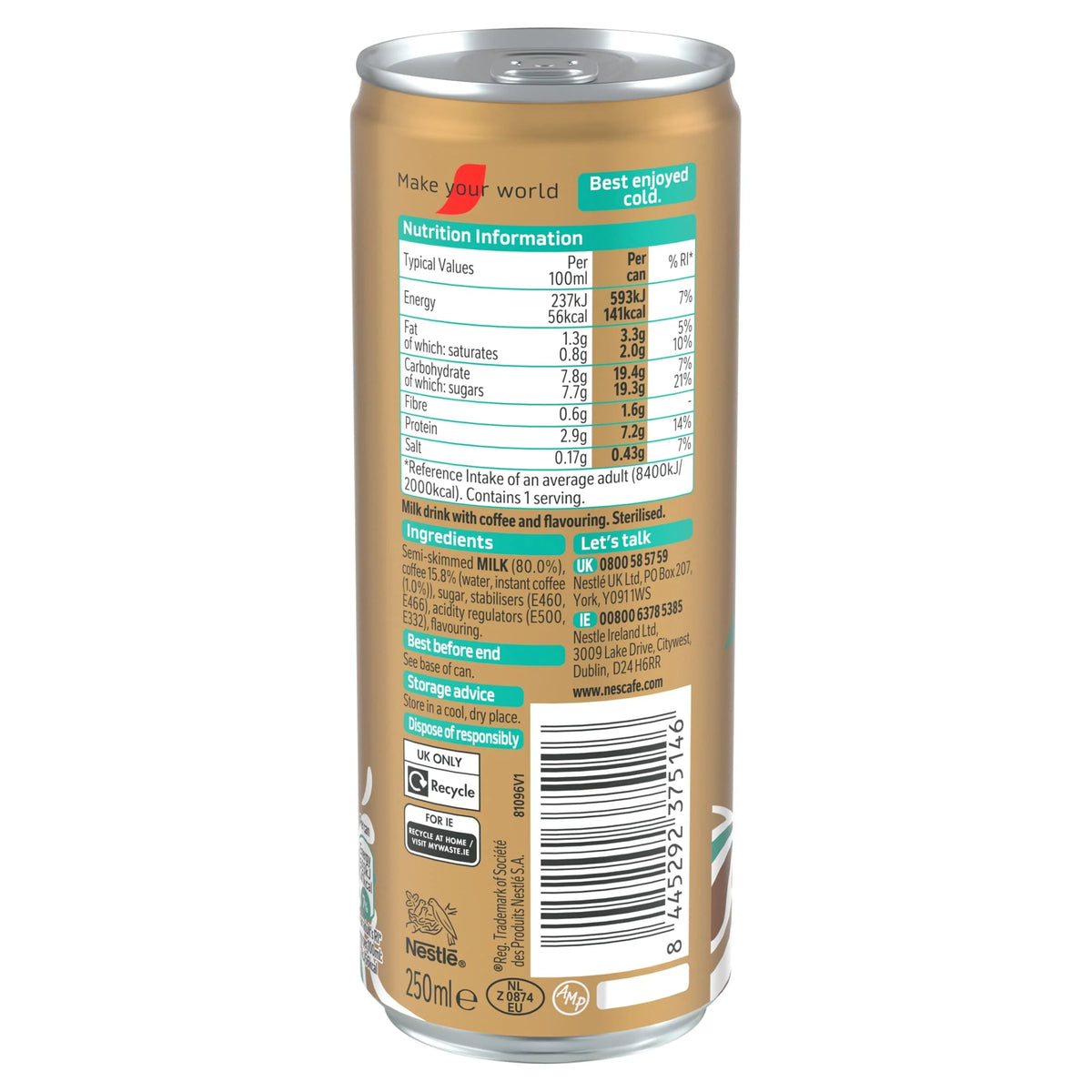 Iced Coffee Latte 250ml by NESCAFE