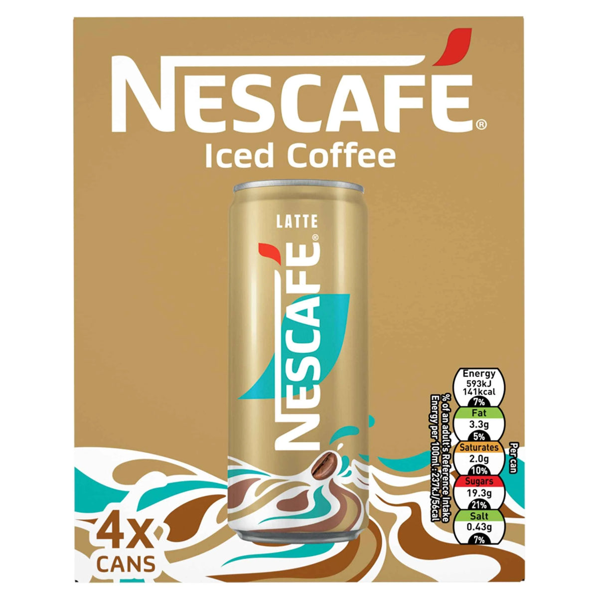 Iced Coffee Latte 4x250ml by NESCAFE