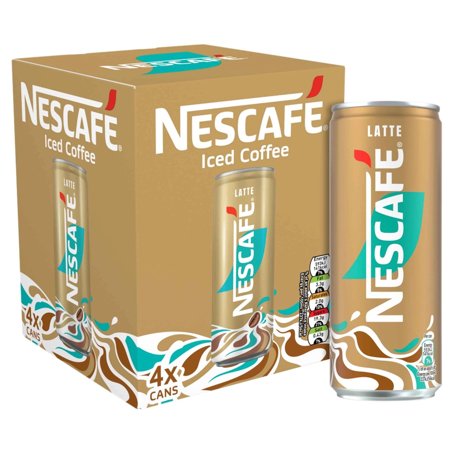 Iced Coffee Latte 4x250ml by NESCAFE