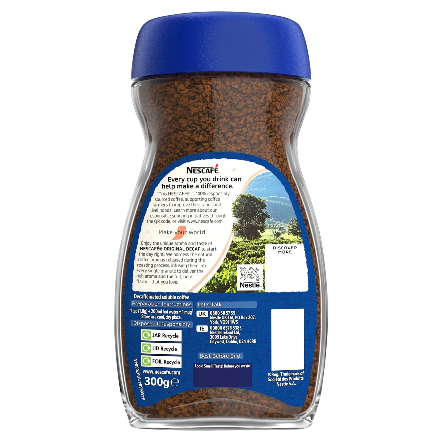 Original Decaf Instant Coffee 300g by NESCAFE