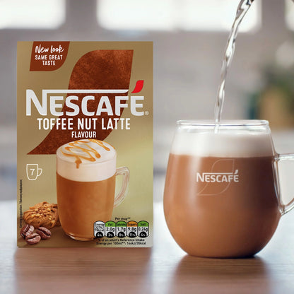Toffee Nut Latte Instant Coffee 7 Sachets by NESCAFE