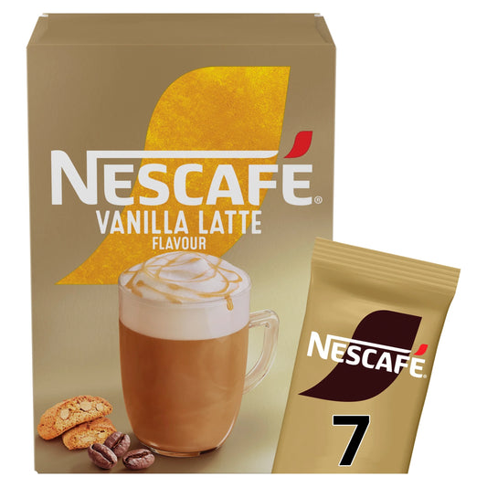 Vanilla Latte Instant Coffee 7 Sachets by NESCAFE