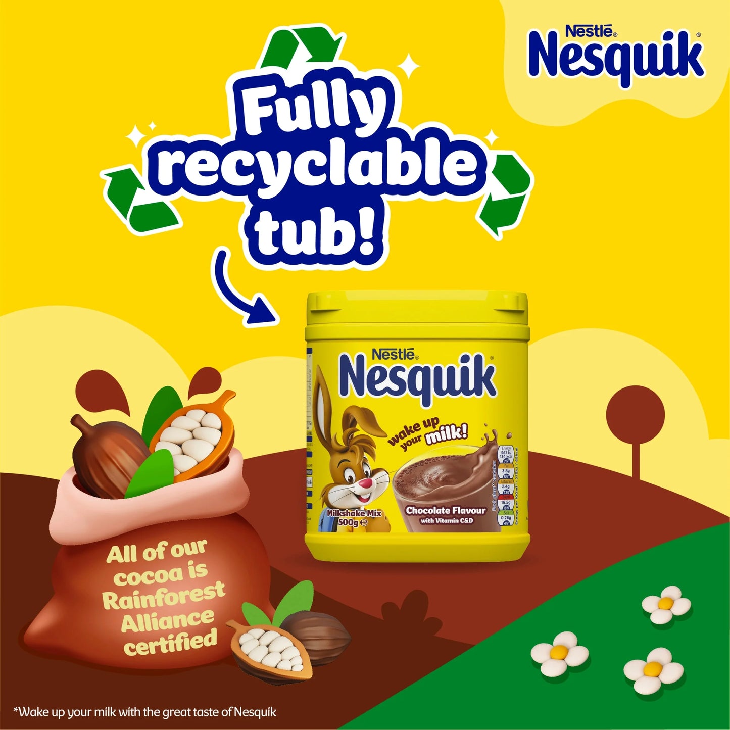 Chocolate Flavoured Milkshake Powder by NESQUIK