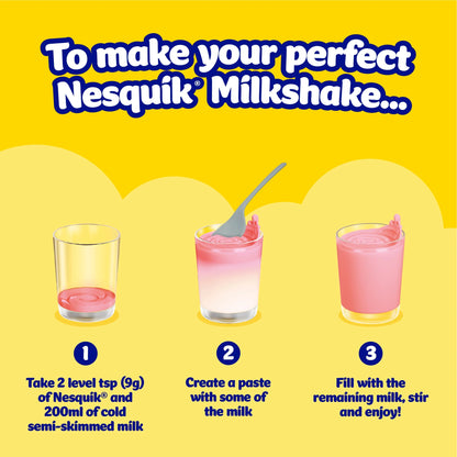 Strawberry Flavoured Milkshake Powder by NESQUIK