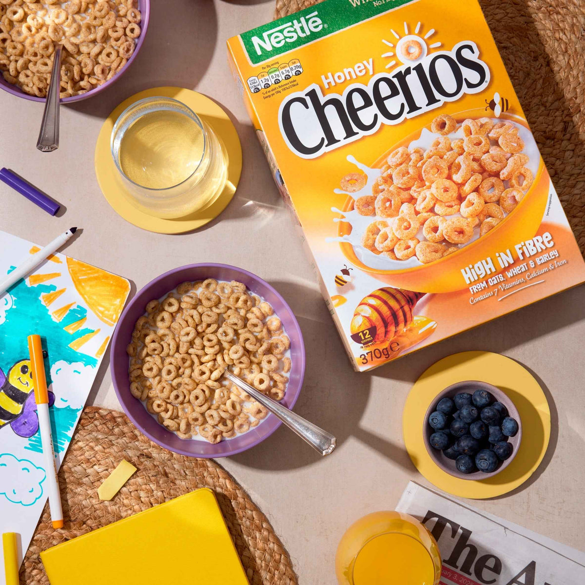 Nestlé CHEERIOS Honey Multigrain Hoop (370g)
