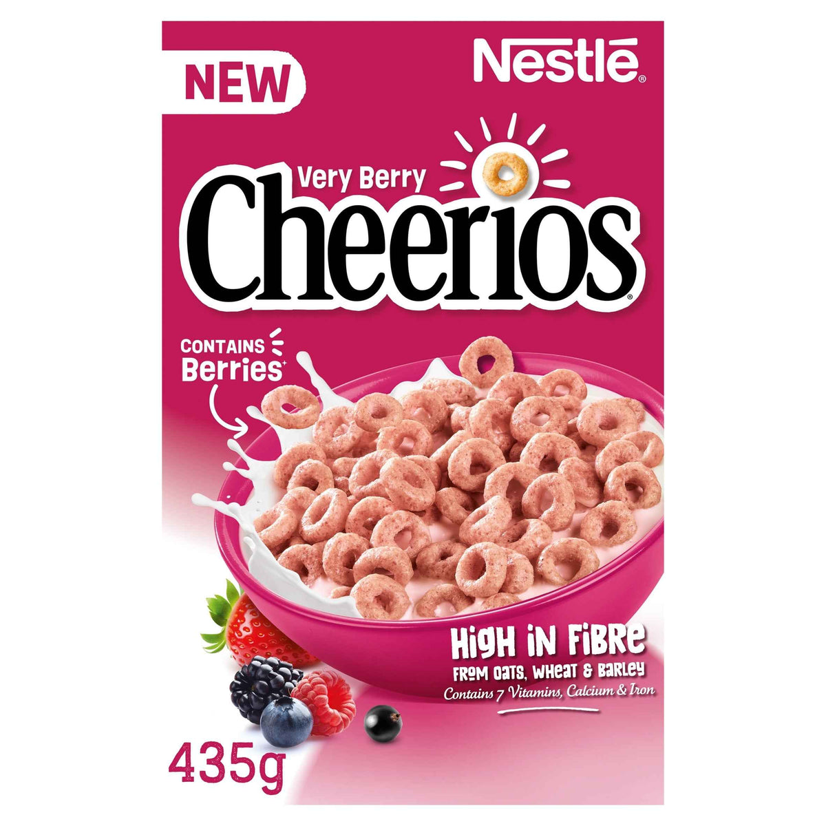 Nestlé CHEERIOS Very Berry Multigrain Hoop (435g)