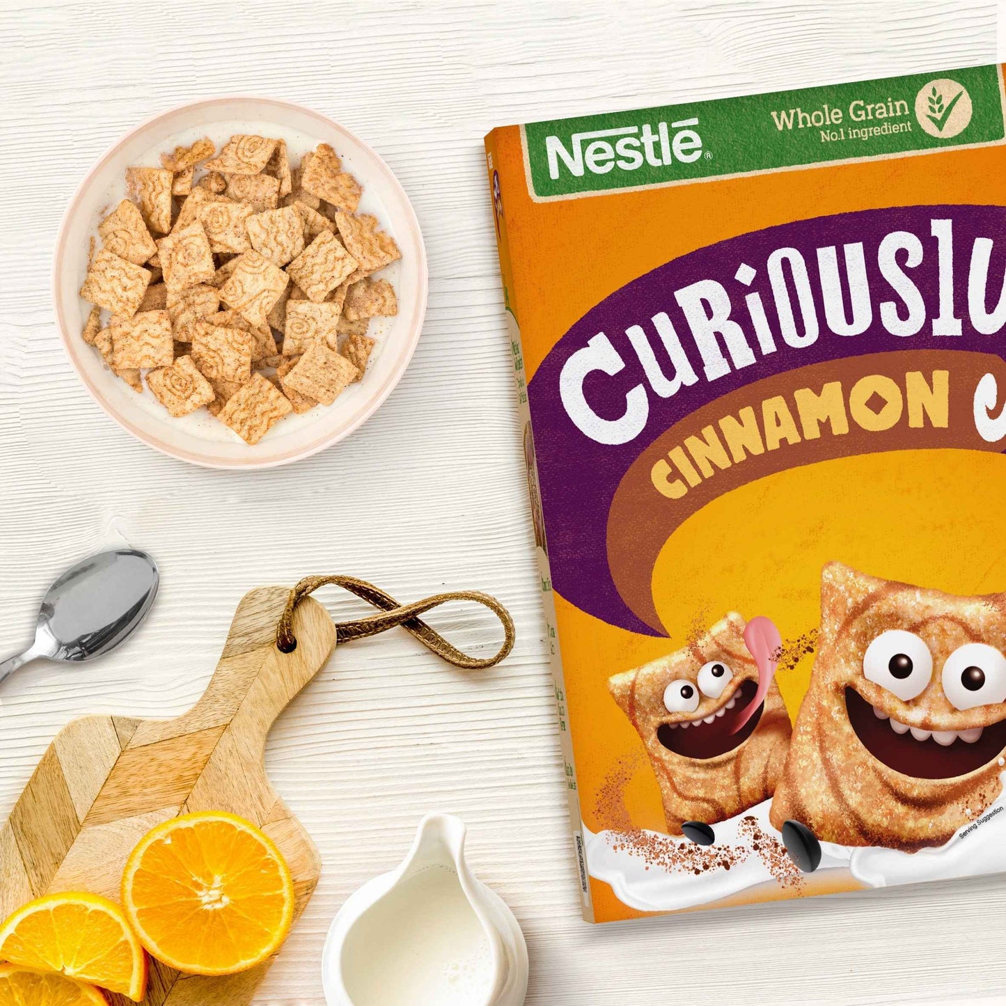 Nestlé Curiously Cinnamon Breakfast Cereal by Nestle