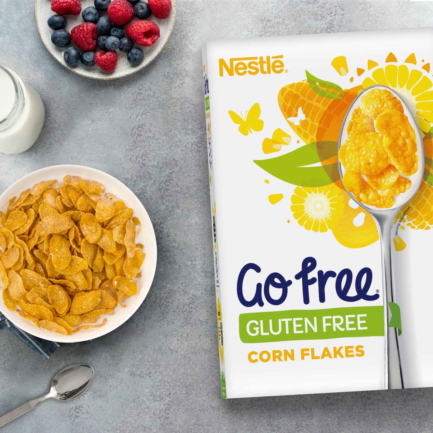 Nestlé Go Free Gluten Free Cornflakes Breakfast Cereal 375g by NESTLE