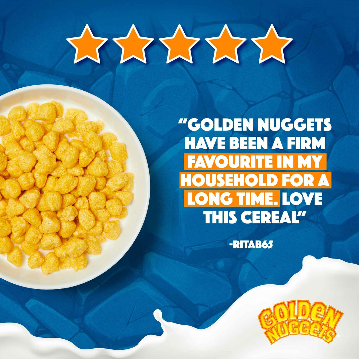 Nestlé GOLDEN NUGGETS Breakfast Cereal 375g UK