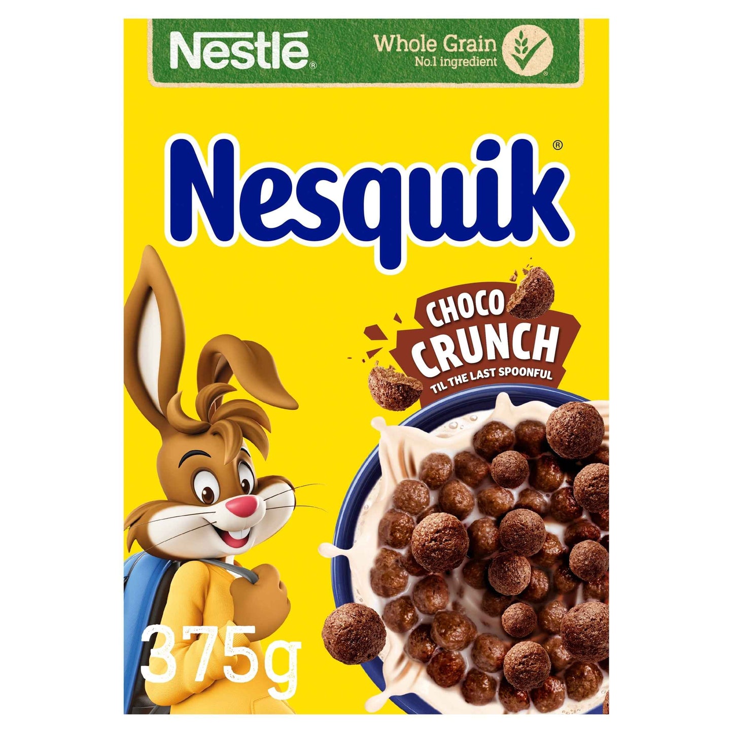 Nestlé NESQUIK Chocolate Breakfast Cereal 375g UK