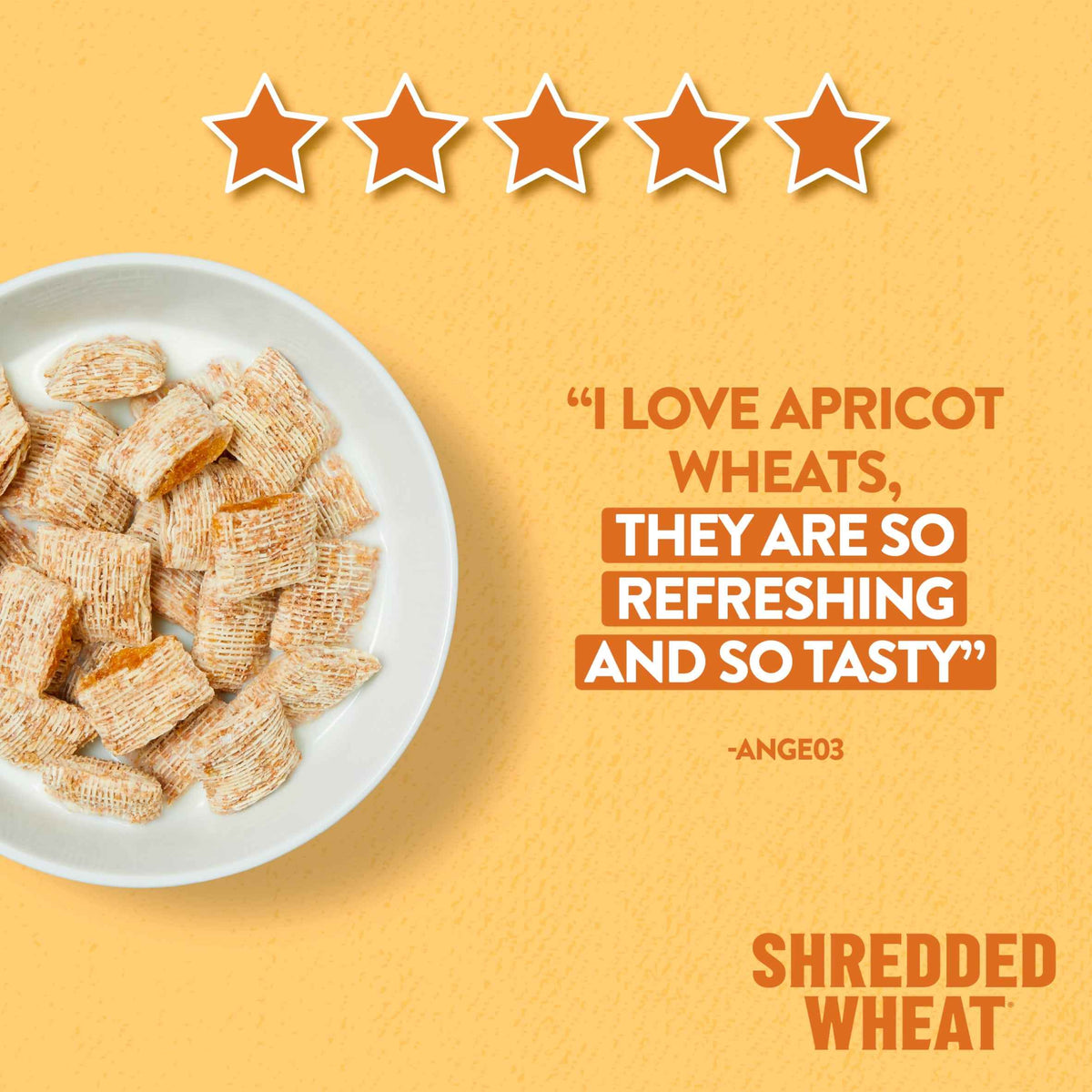 Nestlé Shredded Wheat Bitesize Apricot Breakfast Cereal 450g by Nestle