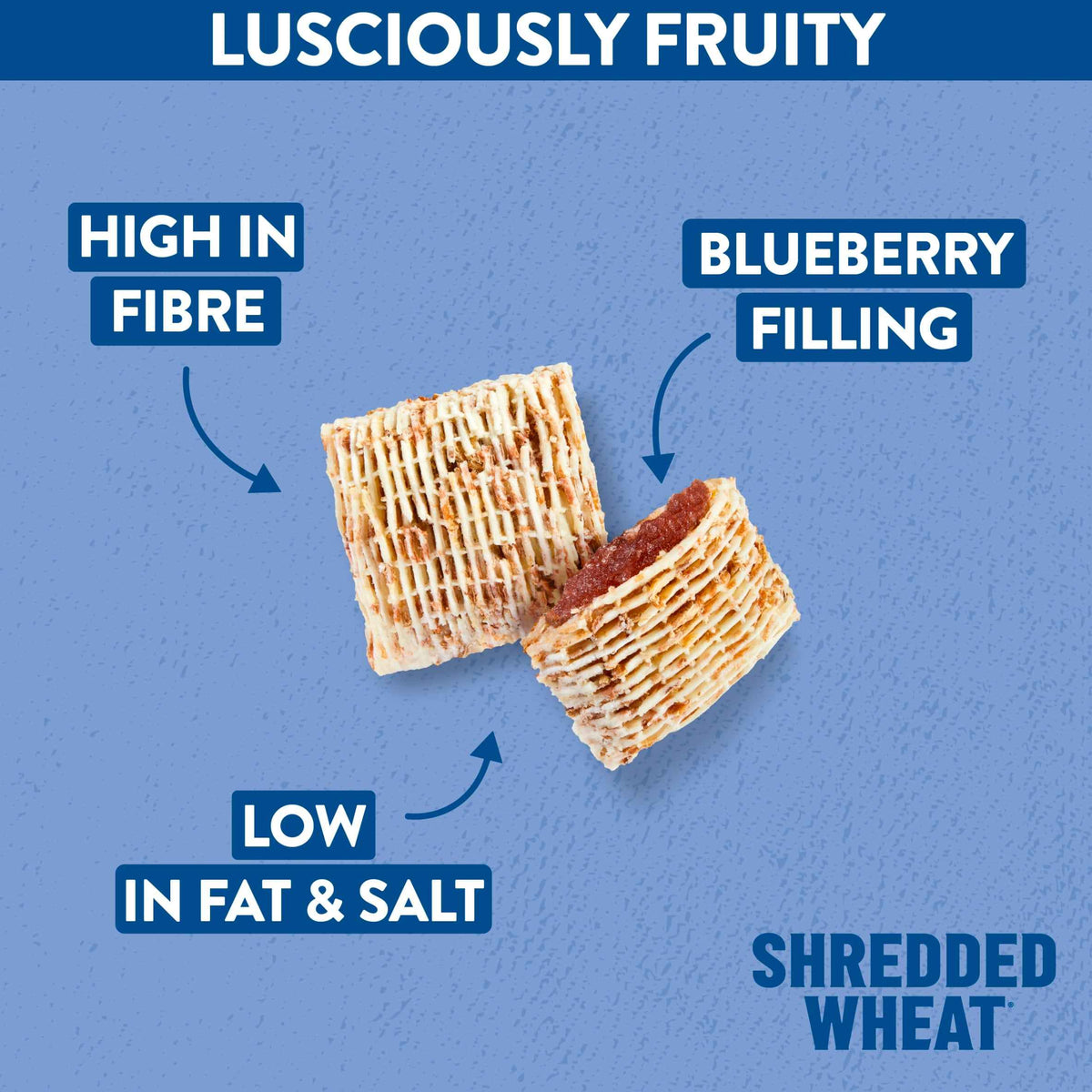 Nestlé SHREDDED WHEAT Bitesize Blueberry (450g)