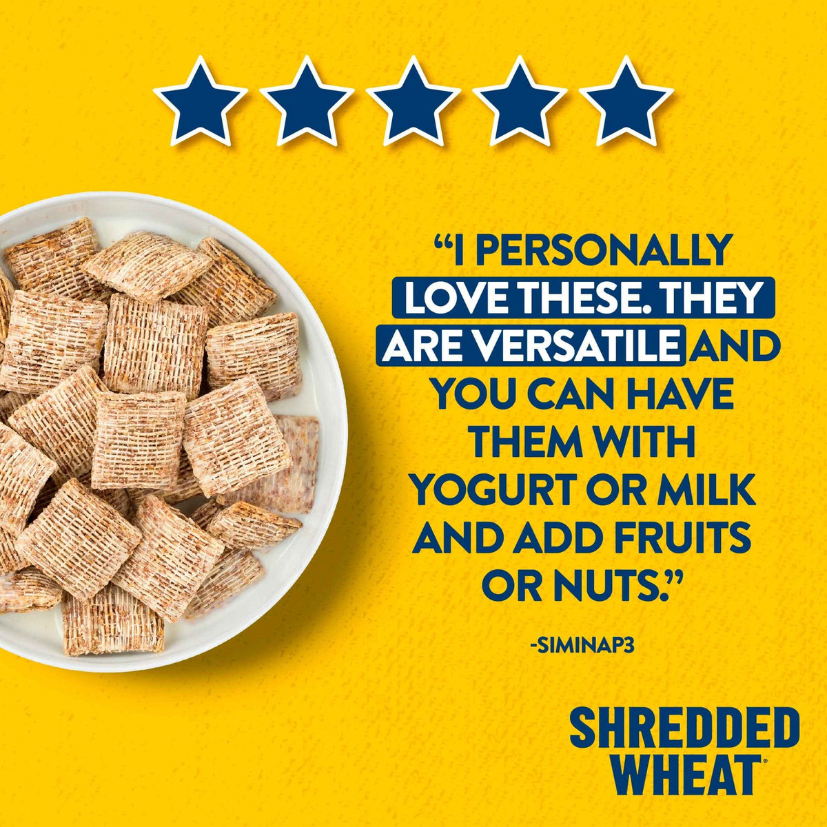 Nestlé Shredded Wheat Bitesize Breakfast by Nestle
