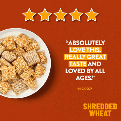 Nestlé SHREDDED WHEAT Bitesize Honey & Nut Breakfast Cereal 500g UK