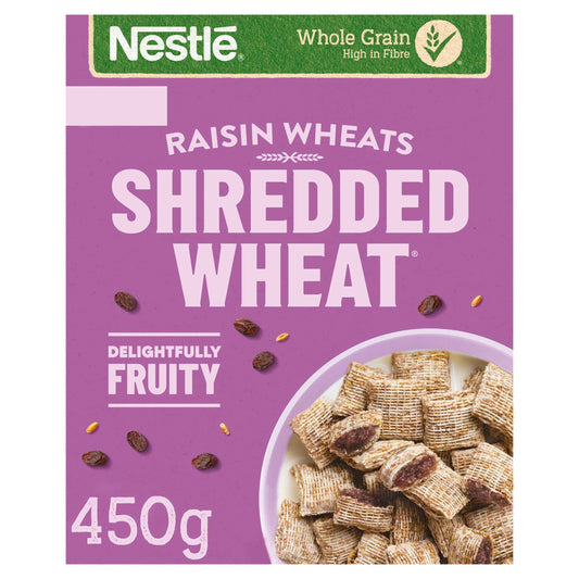 Nestlé Shredded Wheat Bitesize Raisin Breakfast Cereal 450g by Nestle