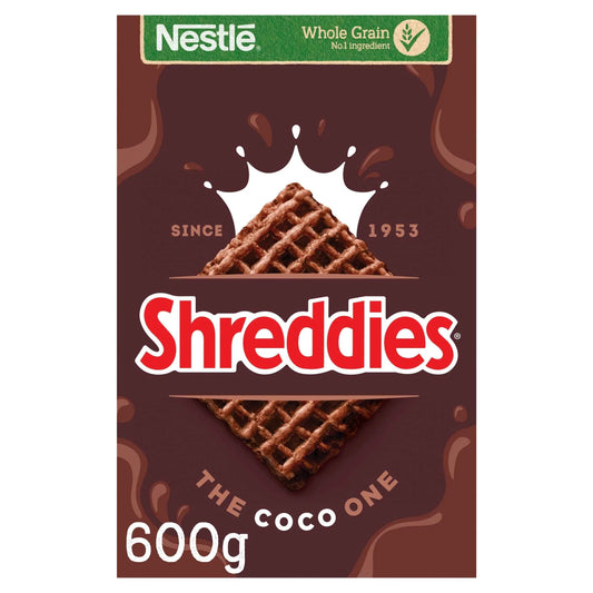 Nestlé SHREDDIES Coco Chocolate Malted Wheats (600g)
