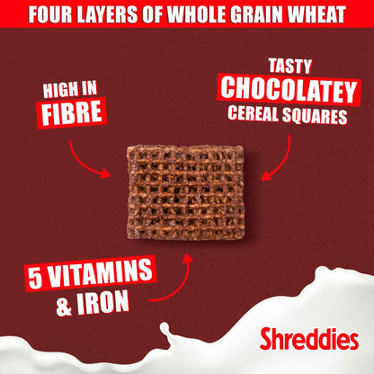 Nestlé SHREDDIES Coco Chocolate Malted Wheats (600g)