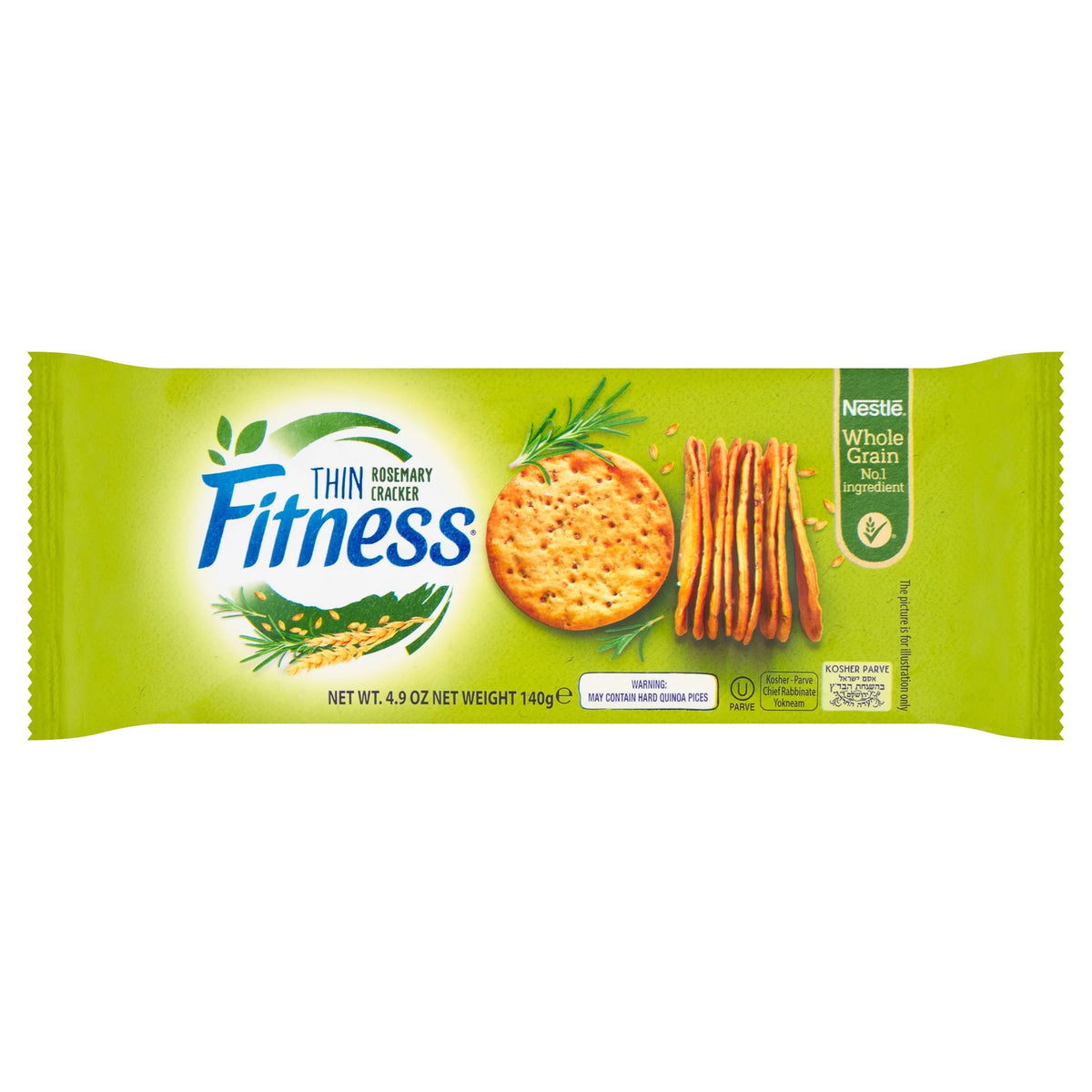 Fitness Thin Rosemary Crackers 140g by Nestle
