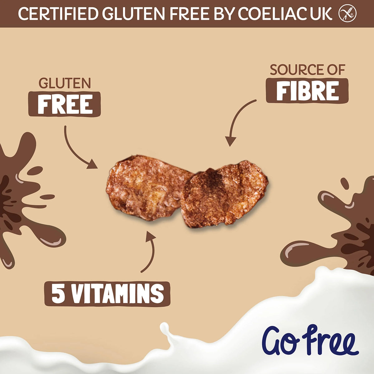Nestle Go Free Choco Flakes Gluten Free by NESTLE FREE FROM