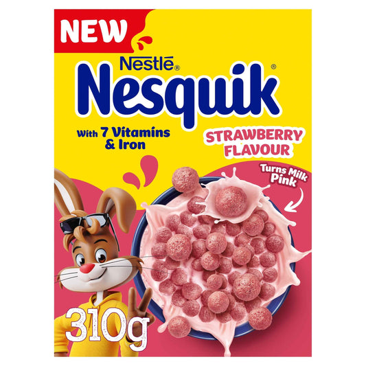 Nesquik Strawberry Flavour Cereal 310g by Nestle