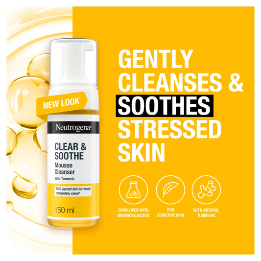 Clear & Soothe Mousse Cleanser by NEUTROGENA
