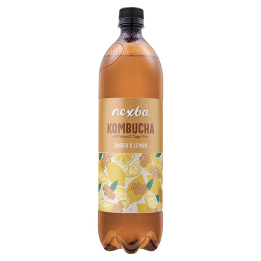 Kombucha Ginger & Lemon 1 Litre by NEXBA