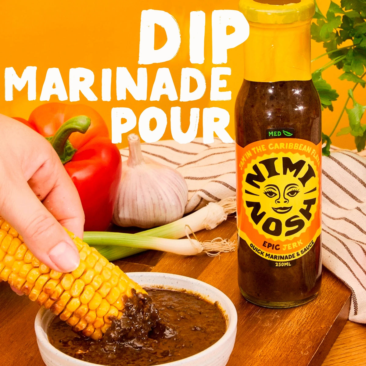 Nimi Nosh Epic Jerk Quick Marinade & Sauce 250ml by NIMI & NOSH