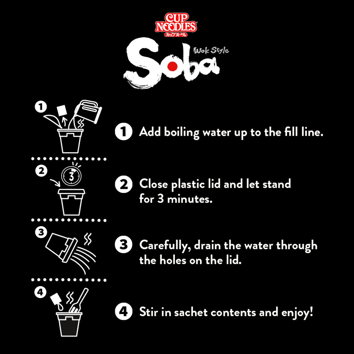 Cup Noodles Soba Wok Style Instant by NISSIN