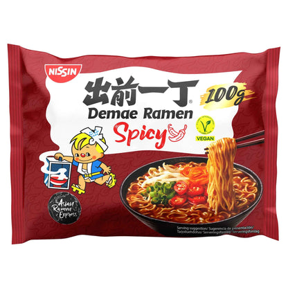 Demae Ramen Noodles - Spicy 100g by NISSIN