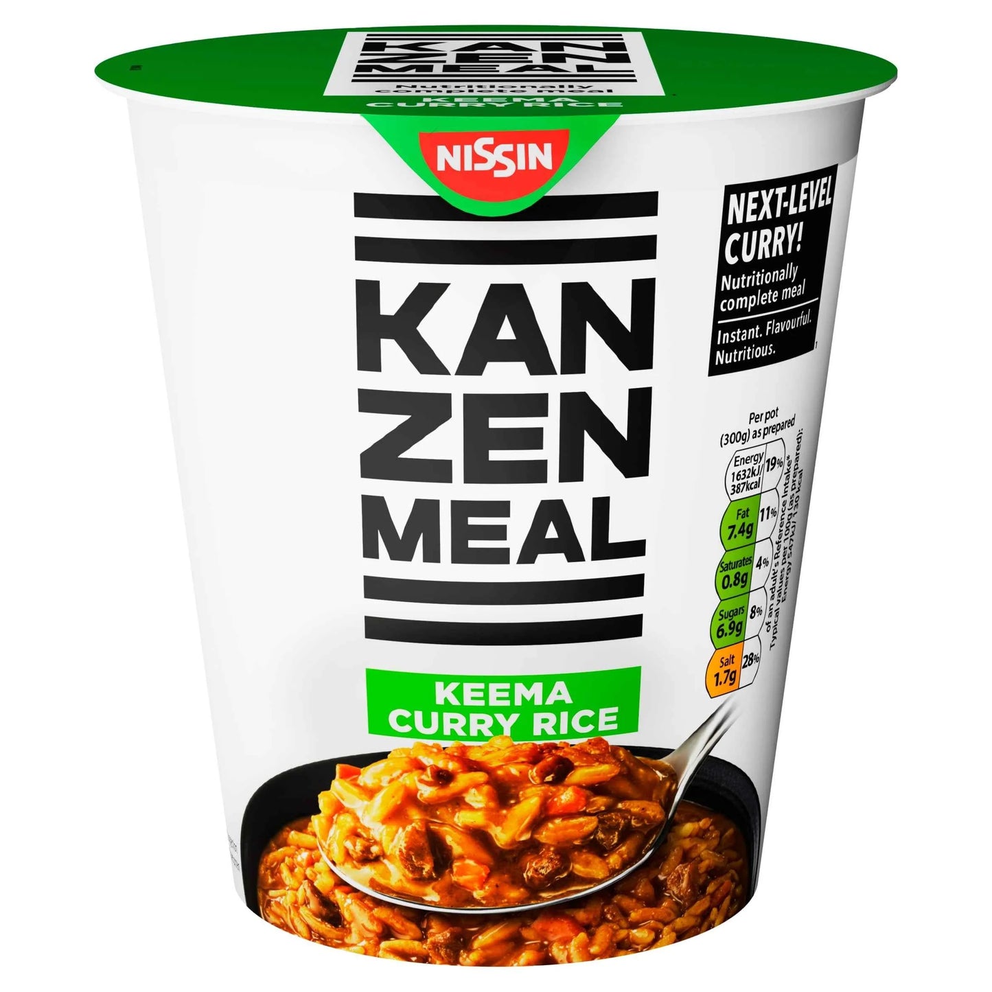 Kanzen Meal Keema Curry Nutritionally by NISSIN