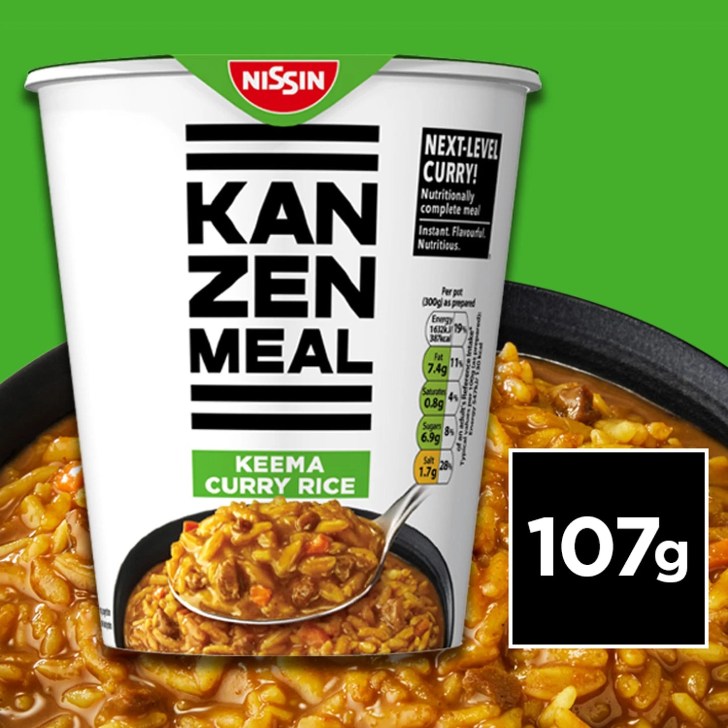 Kanzen Meal Keema Curry Nutritionally by NISSIN