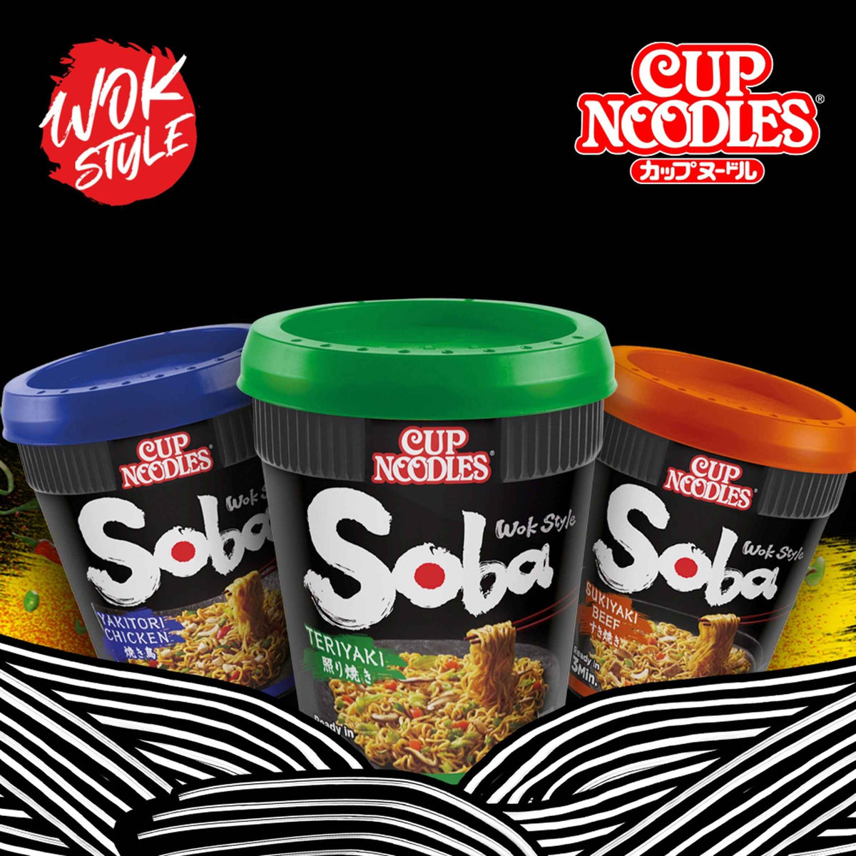 Soba Classic Instant Noodles 90g by NISSIN